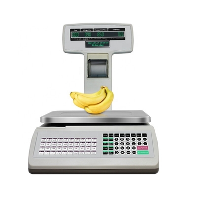 High Accuracy Cash Register Scale 30kg Bill Ticket Receipt Printing Scale