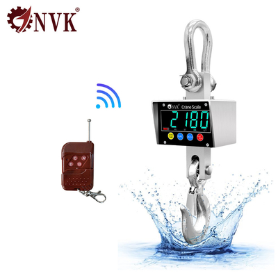 NVK عالية الدقة الصناعية 304 الفولاذ المقاوم للصدأ المواد المياه المعلقة رافعة الميزان مع جهاز لاسلكي